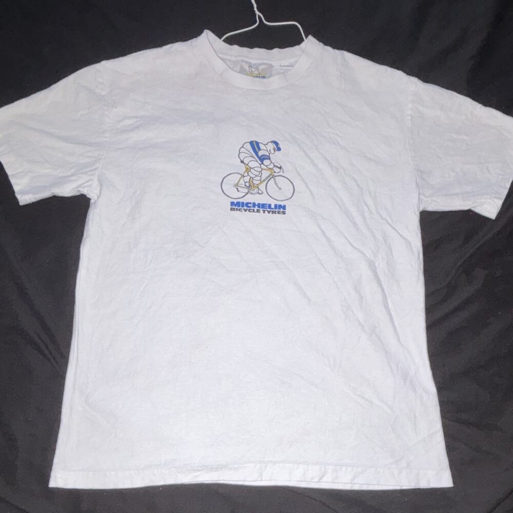Michelin Bicycle Tyres Men's S White Michelin Man Graphic Short Sleeve Tee